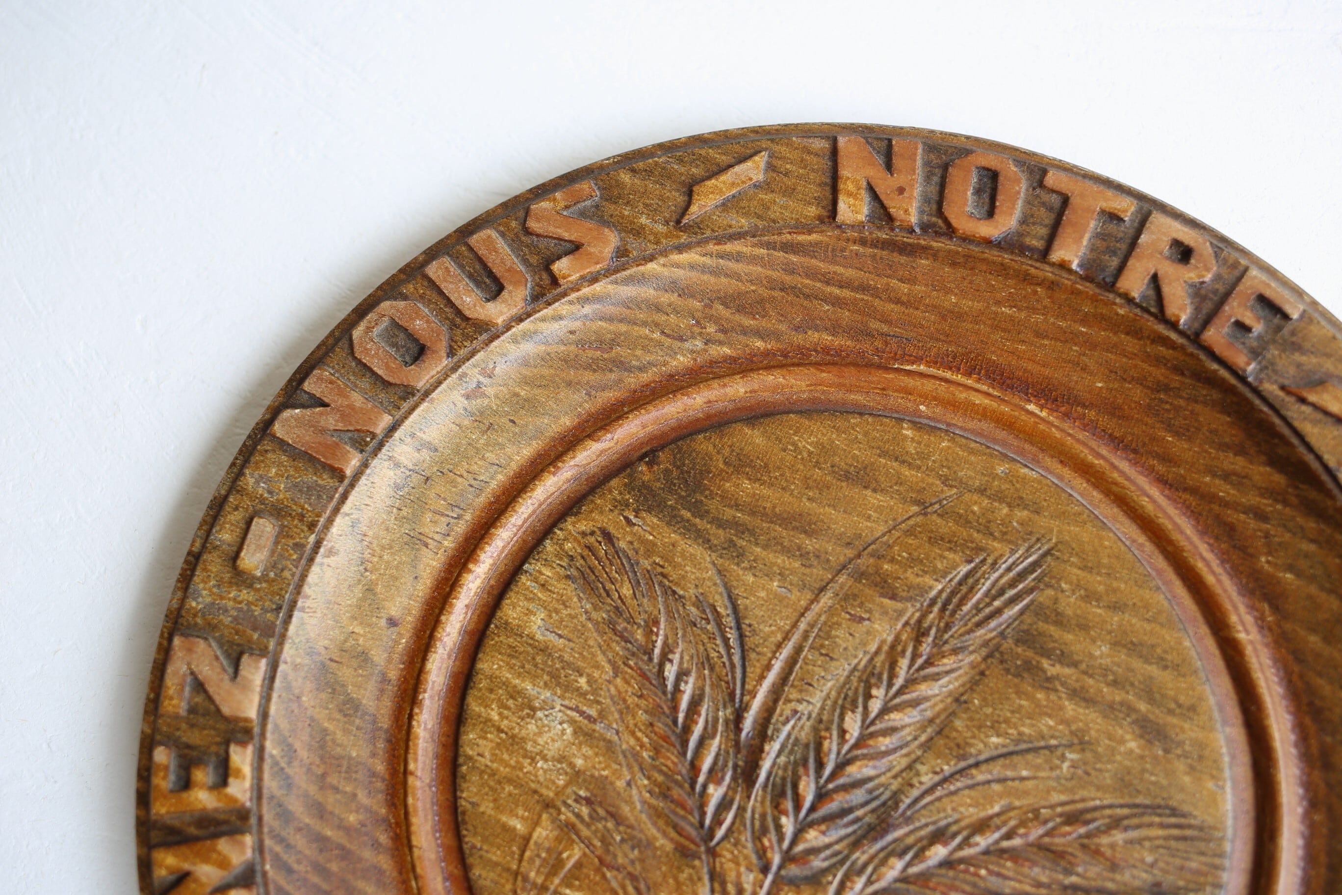 フランス アンティーク ヴィンテージ ブレッドボード 木製プレート 壁