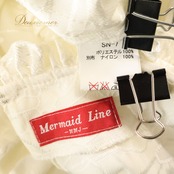 フラダンス 衣装 MermaidLine MMJ マーメイドライン エムエムジェイ ワンピース ドレス ホワイト系 白 真っ白 花柄 レース フリル ハワイアン アロハ フラ ダンス レッスン 練習 ハワイアンダンス 華やか かわいい おしゃれ 上品 大人っぽい ダンス衣装 練習着 レッスンウェア