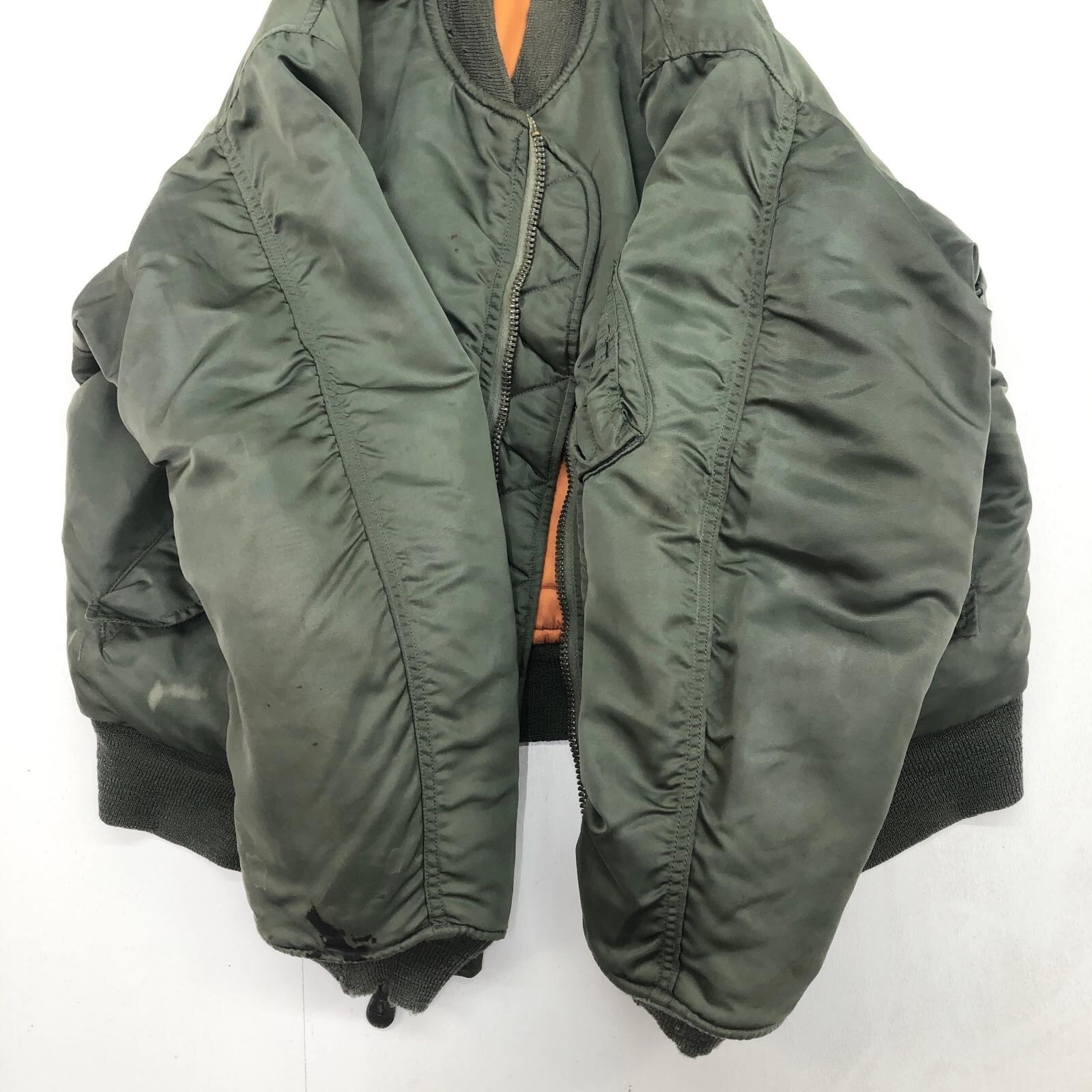 U.S.AIR FORCE アルファ 70年代 MA-1 フライトジャケット JACKET