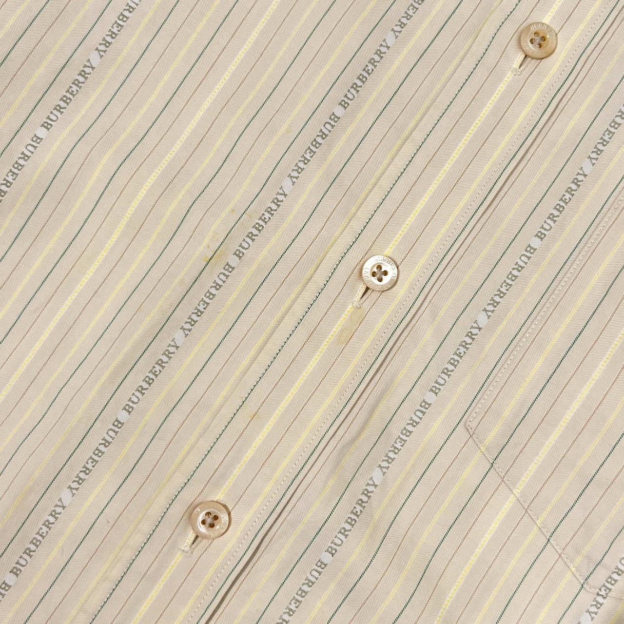 Burberry London バーバリー ロンドン ストライプ 長袖シャツ S/メンズ 三陽商会