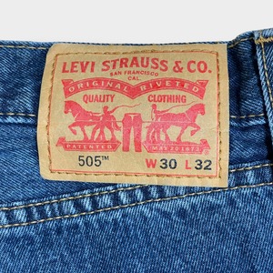 【LEVI'S】505 デニム ジーンズ ジーパン W30 L32 バングラデシュ製 リーバイス us古着