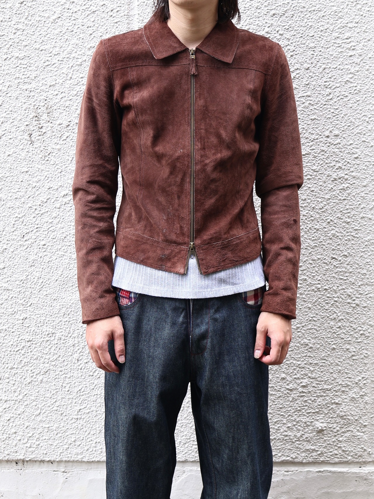 coloring suede leather jacket