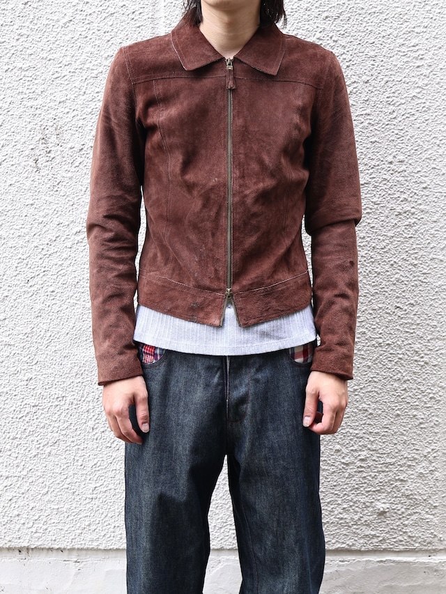 coloring suede leather jacket