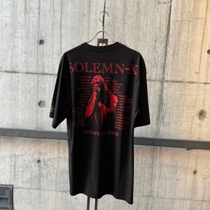 RAF SIMONS  Oversized T-shirt Solemn-X  BLACK