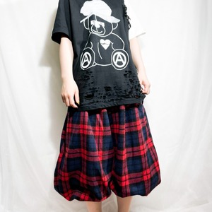 UNFINISHEDチェックカボチャロングパンツ