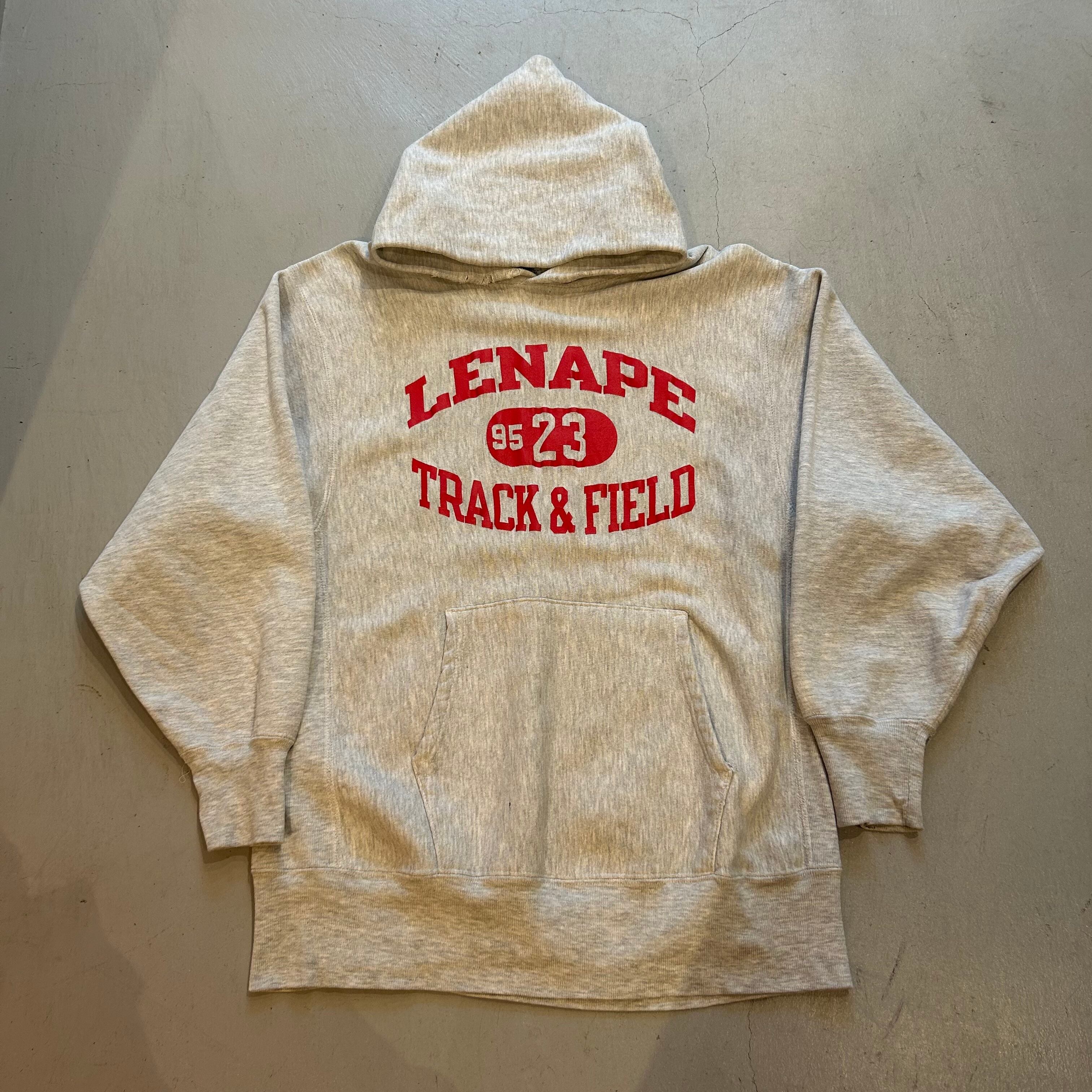 90s champion R/W “LENAPE TRACK&FIELD“ sweat hoodie【高円寺店  