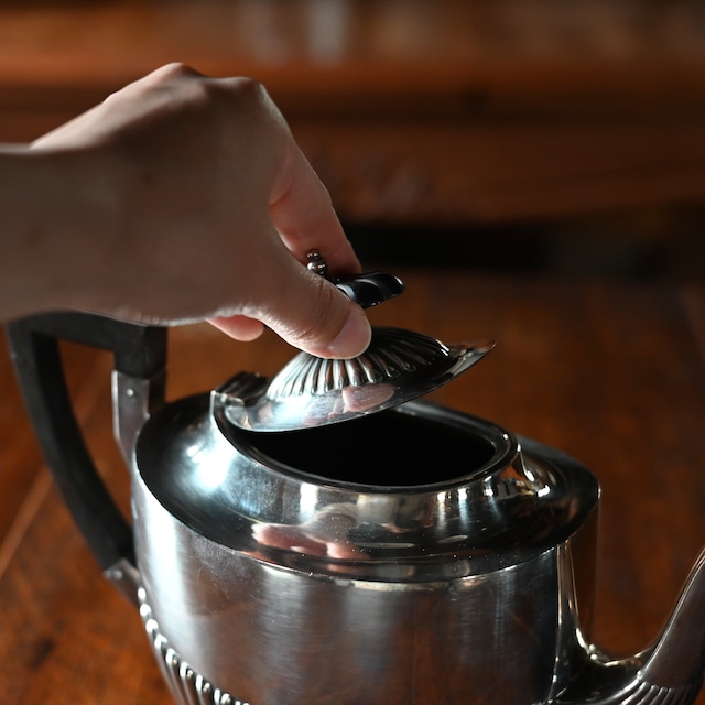 Tea Pot / ティー ポット〈 ピッチャー・カフェ・店舗什器・シルバー・アンティーク・ヴィンテージ 〉113841
