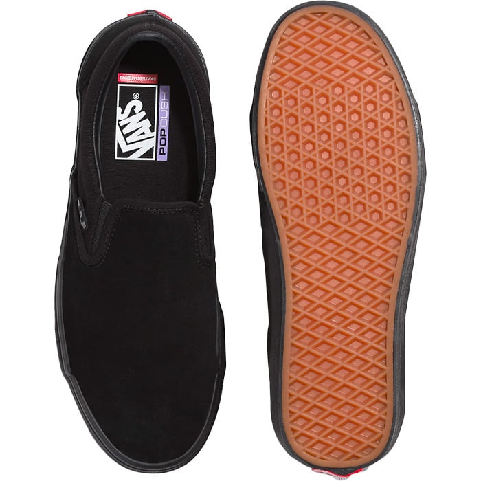VANS SKATE SLIP-ON BLACK / BLACK ヴァンズ バンズ スケート