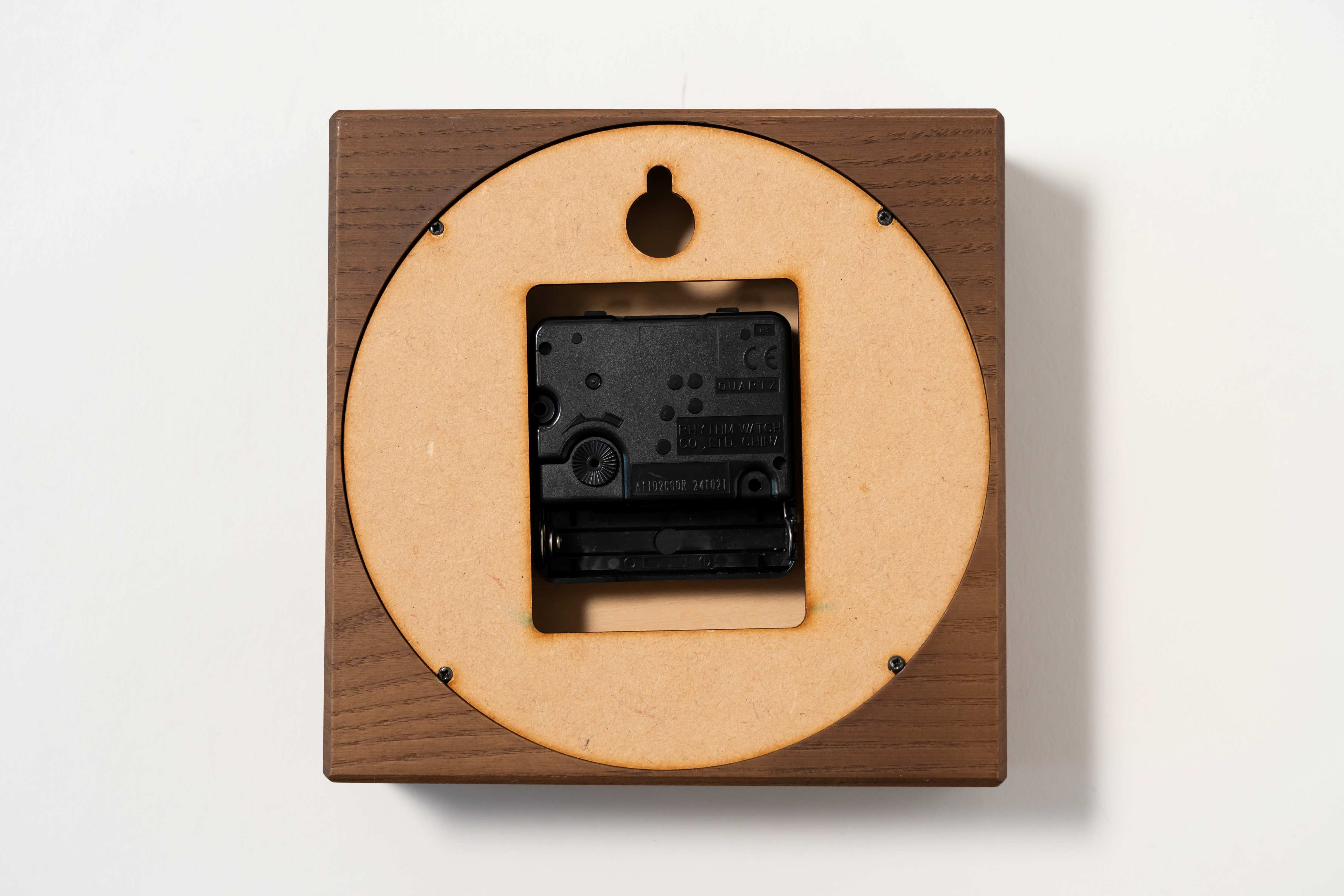LINE DESK CLOCK DARK BROWN | シャンブル【CHAMBRE】byインターゼロ