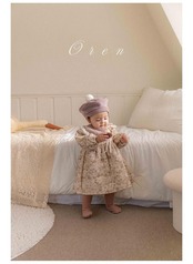 オーレン / oren / ブリエルパディングワンピース / 韓国子供服 / ベビー / 26winter〖取寄〗*S~L*