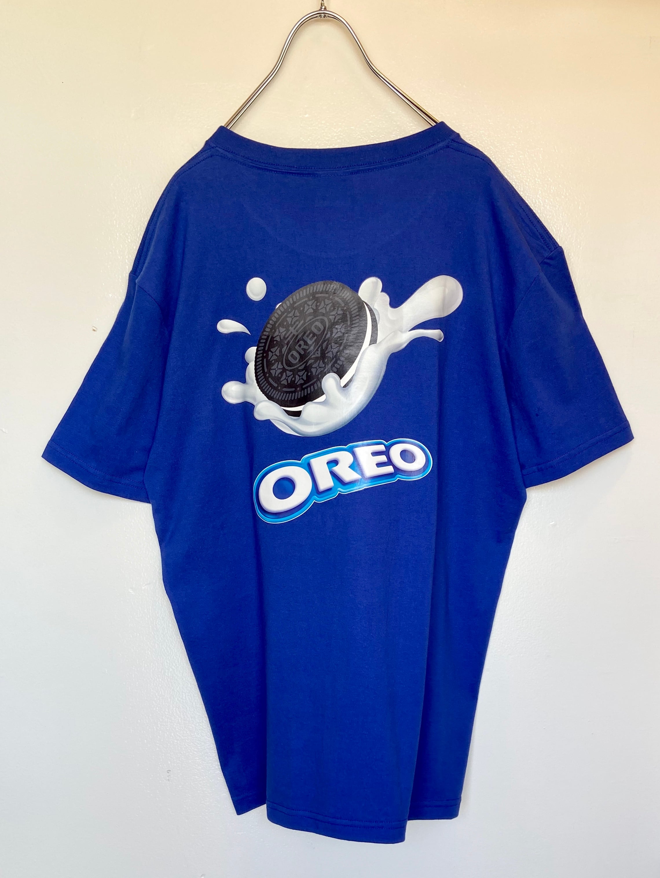 Kフォローで割引多数出品中逸品　オレオ　OREO  美品　ヴィンテージ　お菓子　企業　Tシャツ　XXL