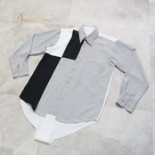 社交ダンス 衣装 Sekine セキネ トップス シャツ ホワイト系 ブラック系 グレイ系 黒 白 グレー 長袖 ダンス パーティ 発表会 踊り 舞台 メンズ 男性 日本製 舞台衣装 フォーマル