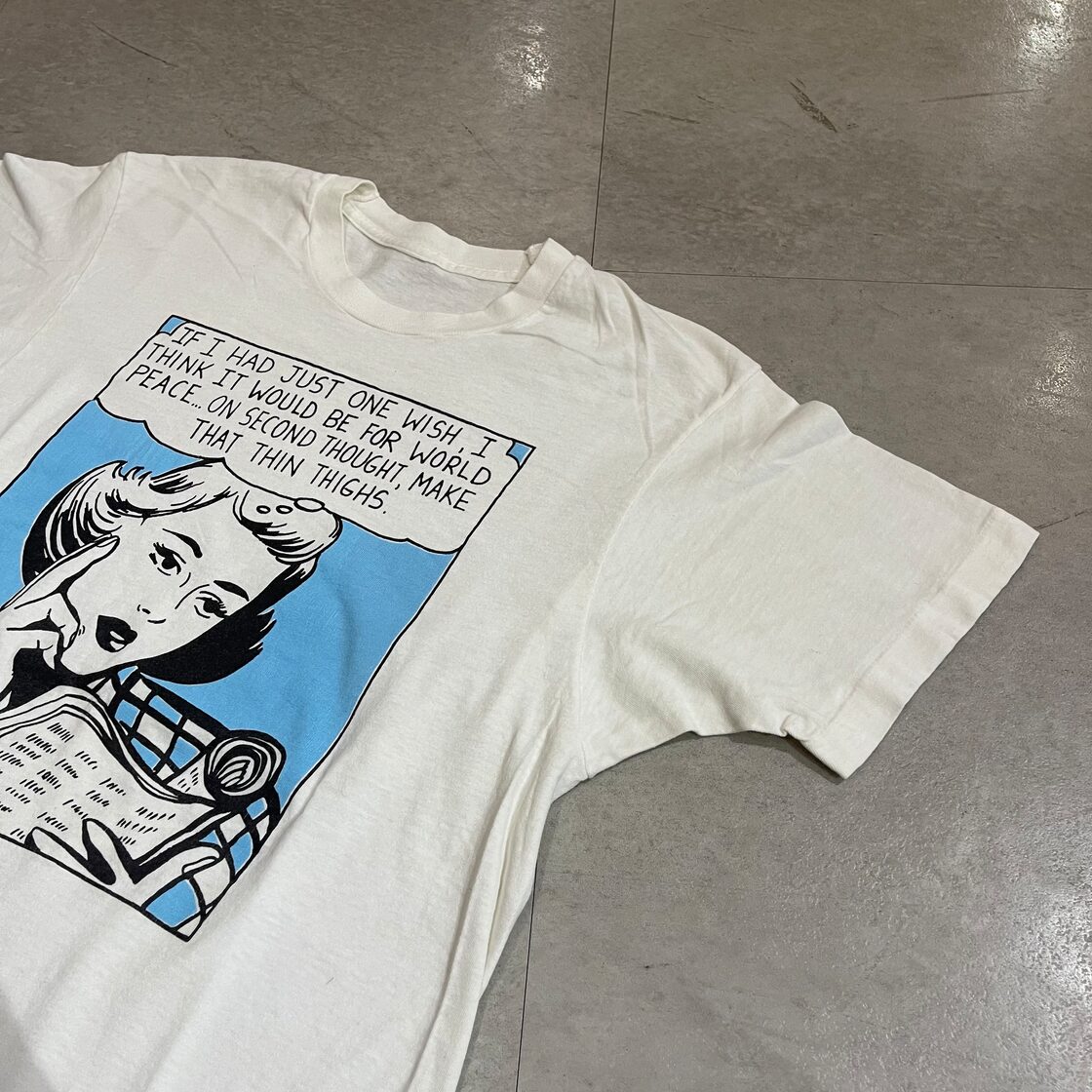 80年代 size:M程度【 Flying Fish 】ロイ・リキテンスタイン プリントT 