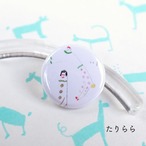 【CHIQON】ROUND  缶バッチ「たりらら」