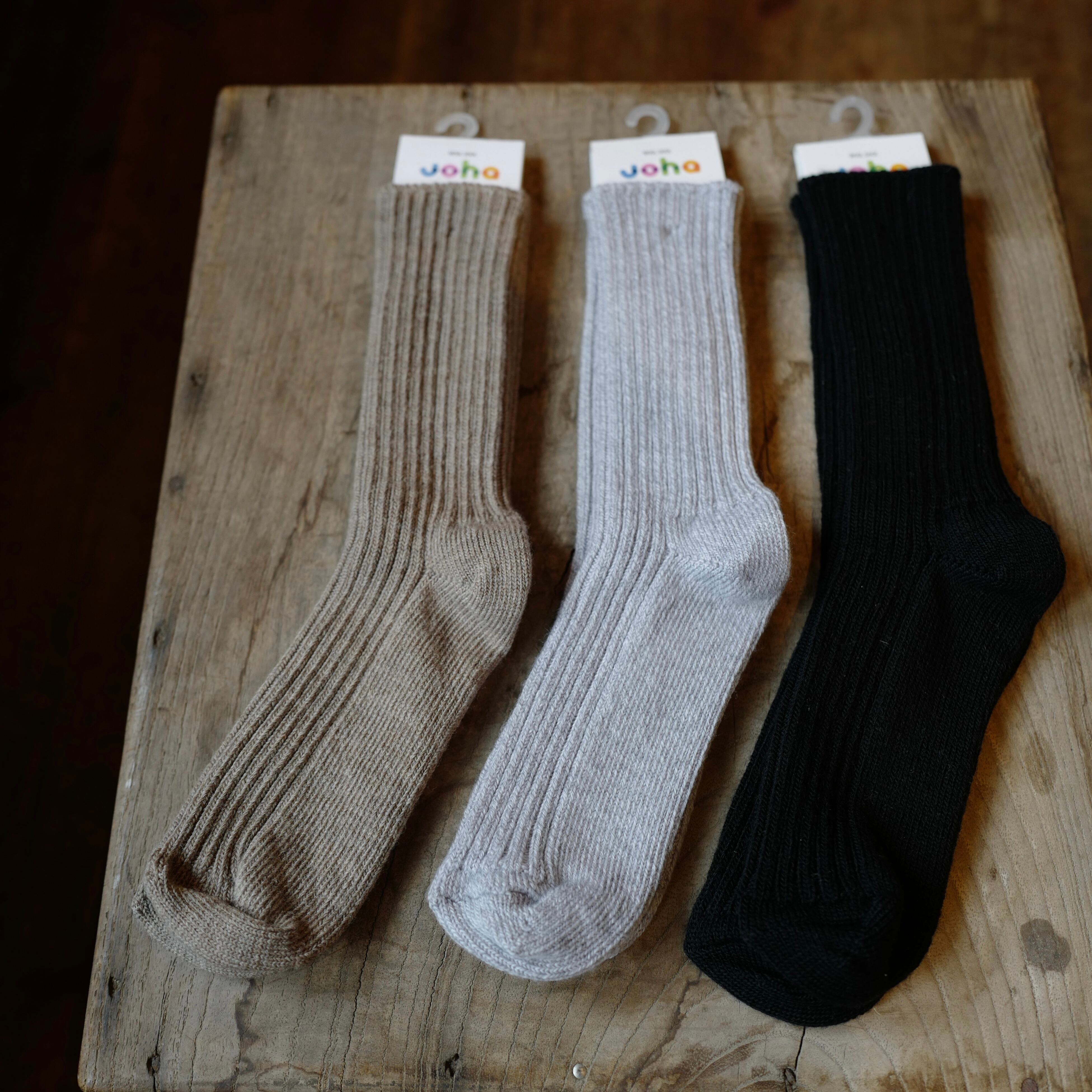 JOHA │ メリノウールソックス 22-24cm（3colors） | robin ASO