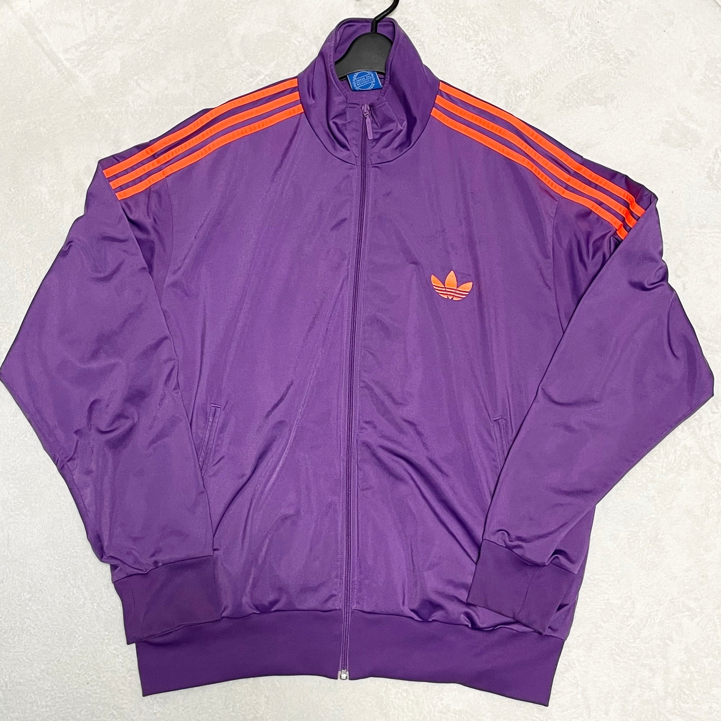 adidas ジャージ トラックジャケット パープル 紫  ファイヤーバード