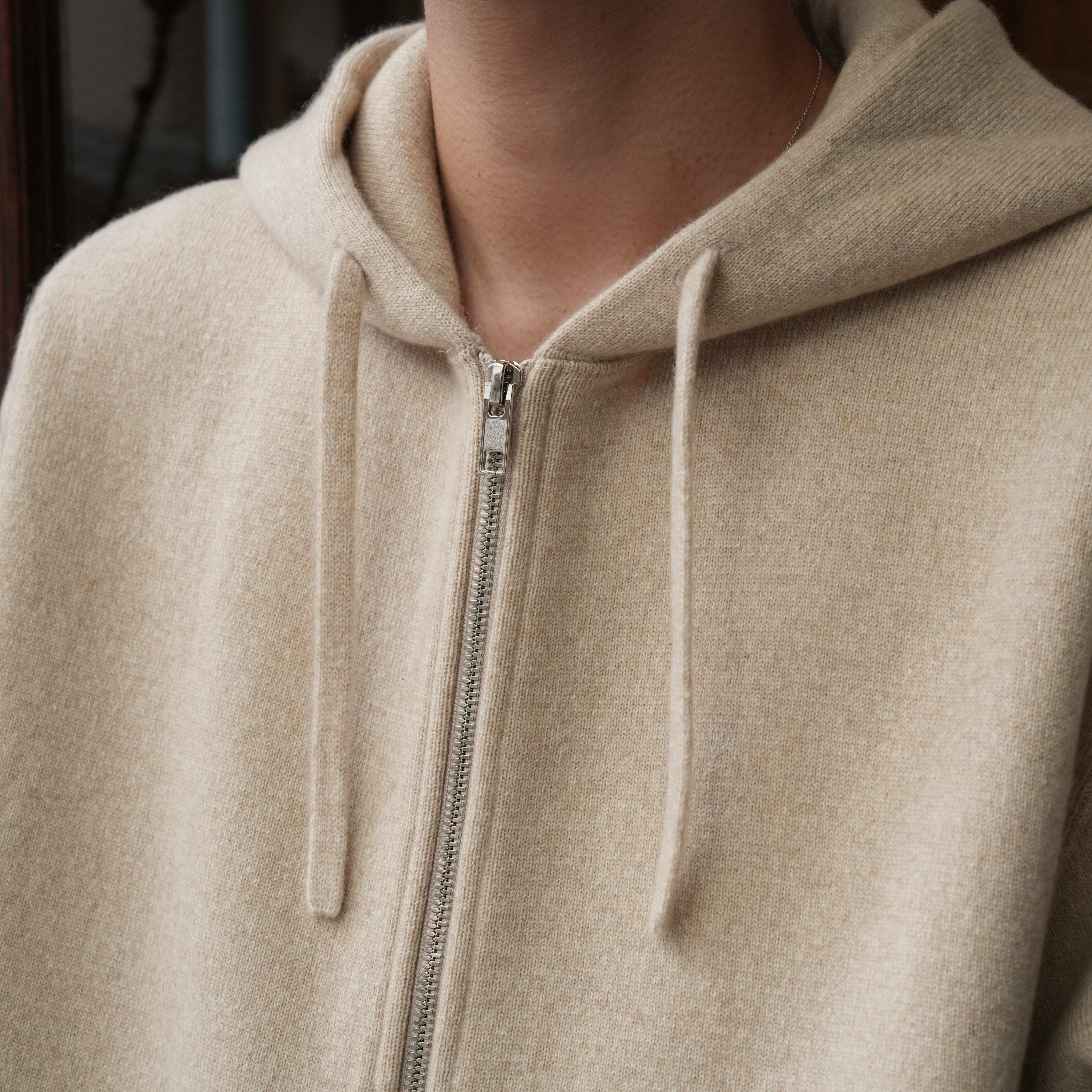 25aw HERILL GCtwist Zip-up Hooded ナチュラル HERILL(へリル)25AW 
