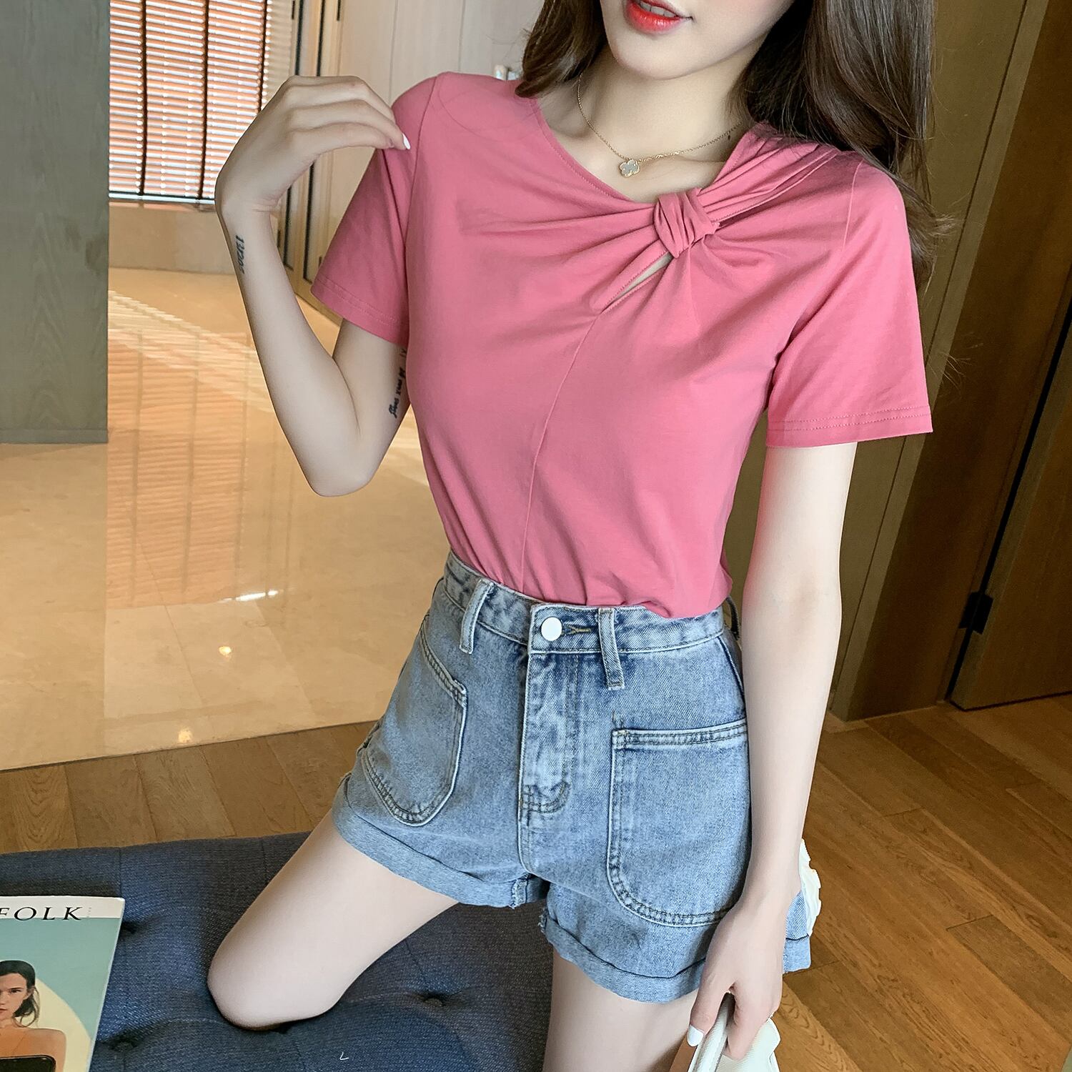 Tシャツ トップス 6Du_Shop_Women82807986188