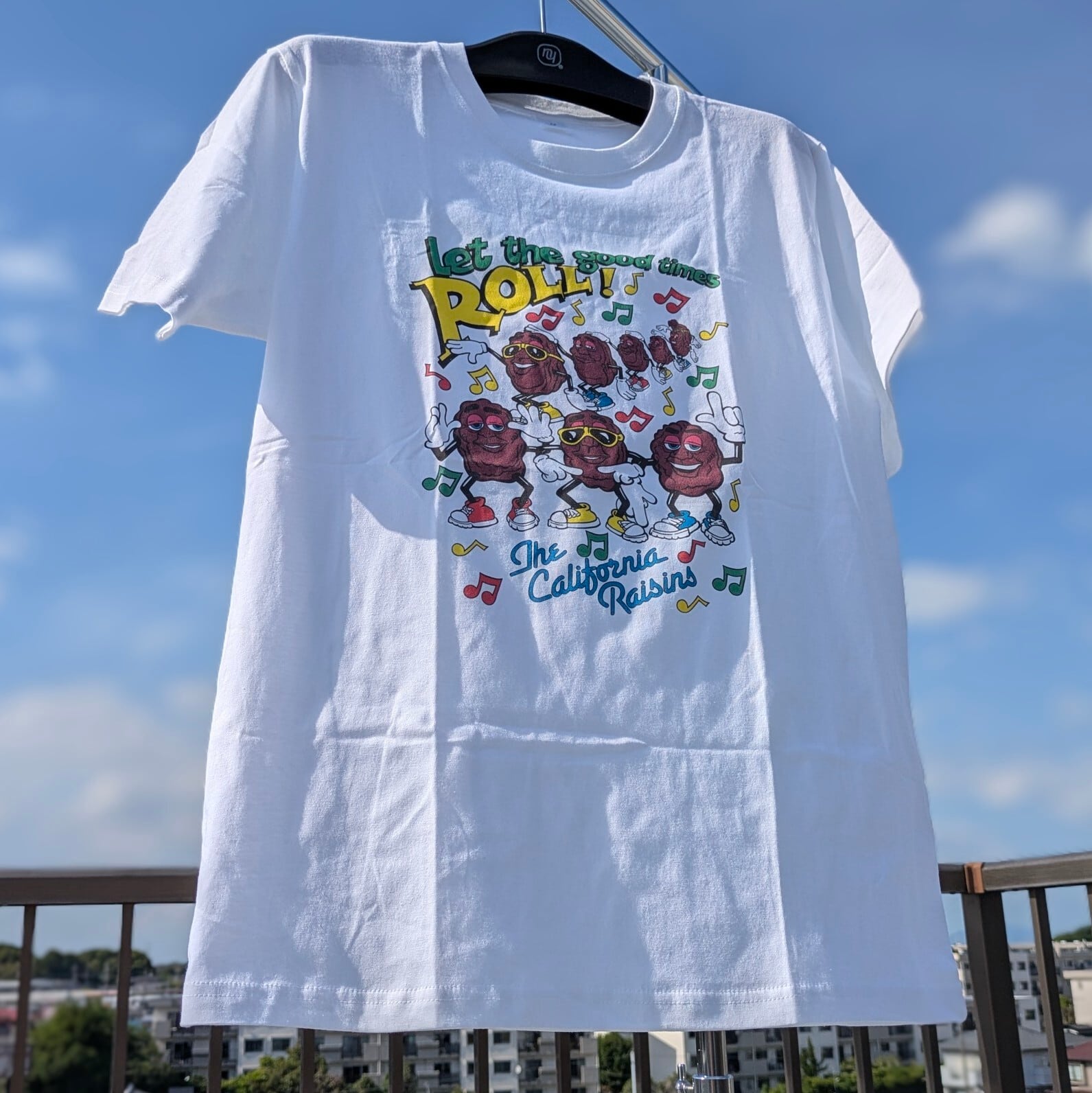 ♧【 California Raisins( カリフォルニアレーズン )】『 Let the good times ROLL! 』/ Tシャツ〚アメリカン雑貨 アメトイ〛