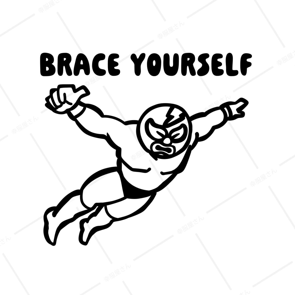 ルチャリブレ BRACE YOURSELF Tシャツ sp28 プロレス Lucha Libre