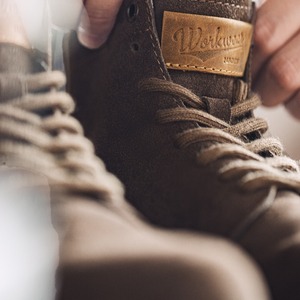 Brown Suede Leather High-top Boots / ブラウン スエード レザー ハイトップ ブーツ