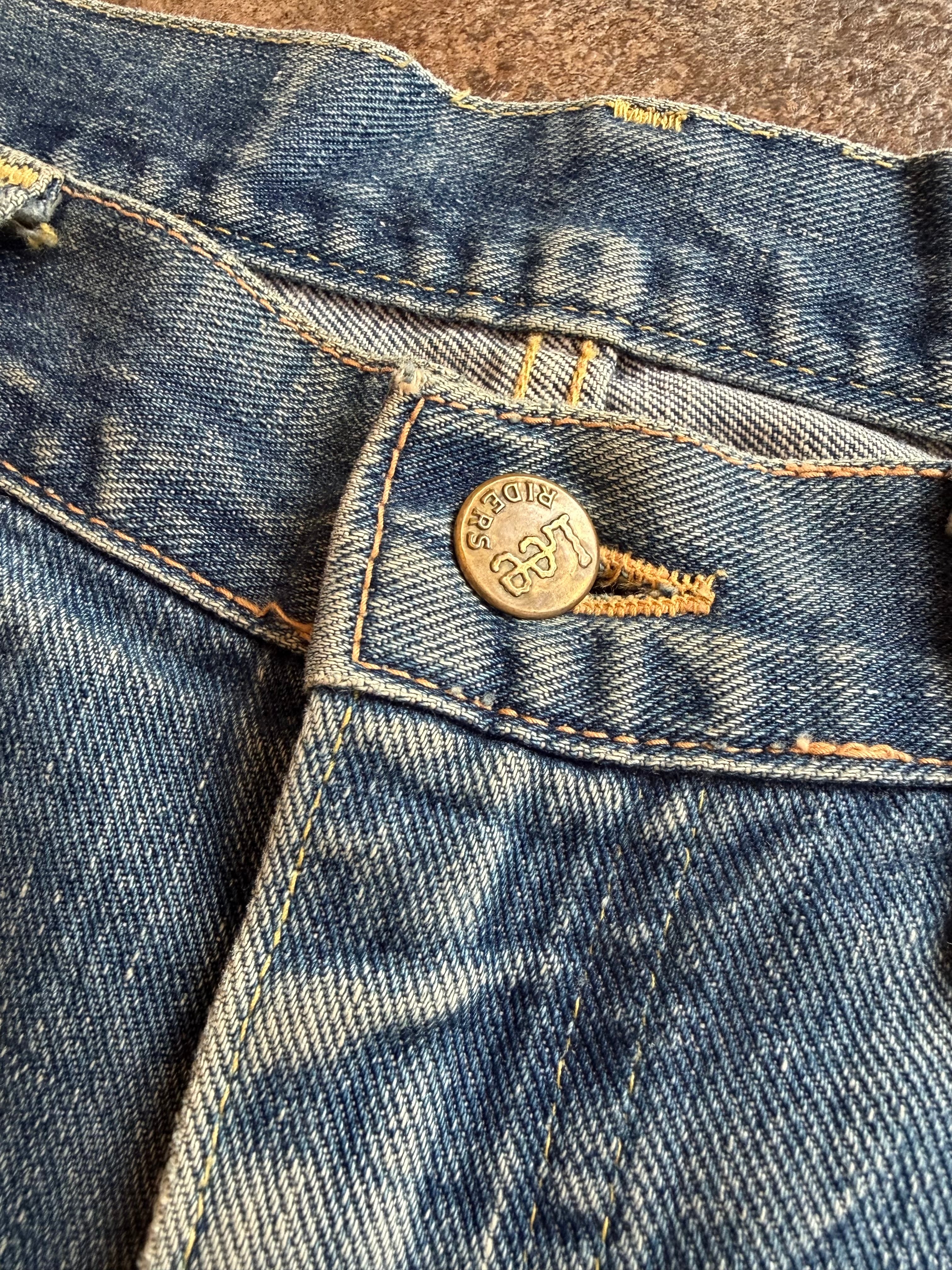 60-70s Lee 101Z Riders サイド黒タグ 片ミミ W36 | enishi vintage
