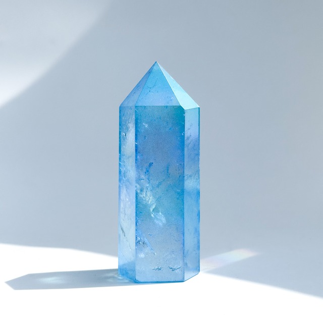 ブルーオーラクォーツ タワー22✧ Blue Aura Quartz ✧天然石・鉱物・パワーストーン・インテリア