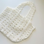 [Pattern] はしごレースのエコバッグ