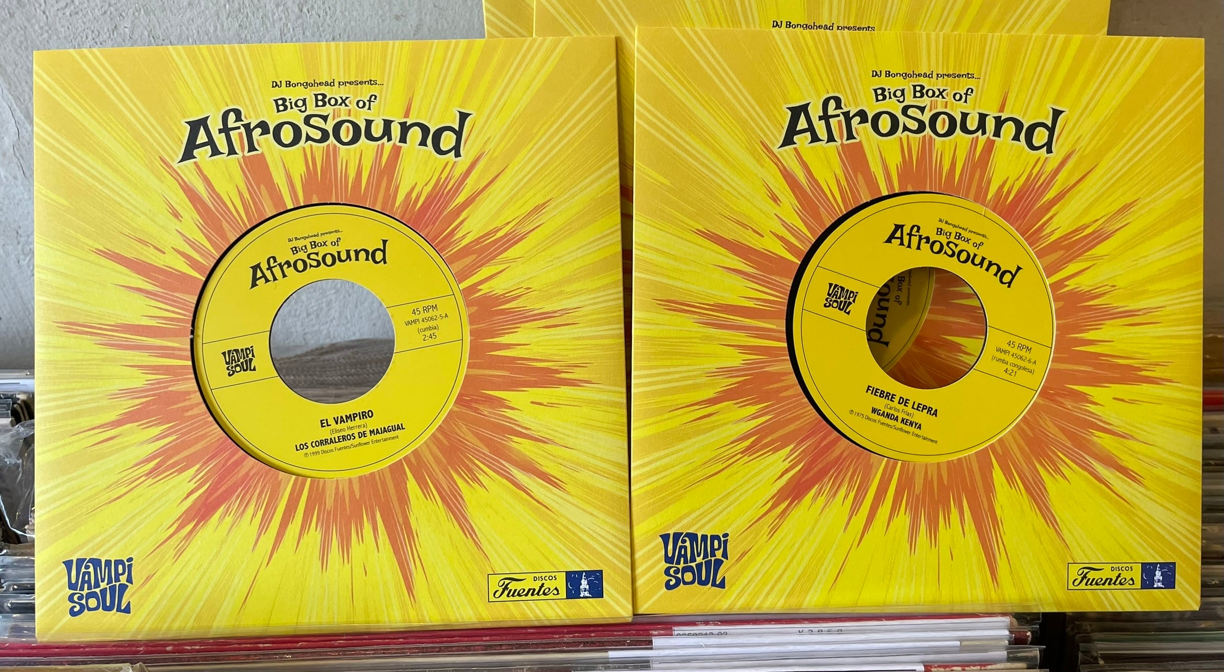 Big Box of AfroSound 7インチ 10枚セット　クンビア Big Box of AfroSound 7インチ 10枚セット クンビア Various Big Box