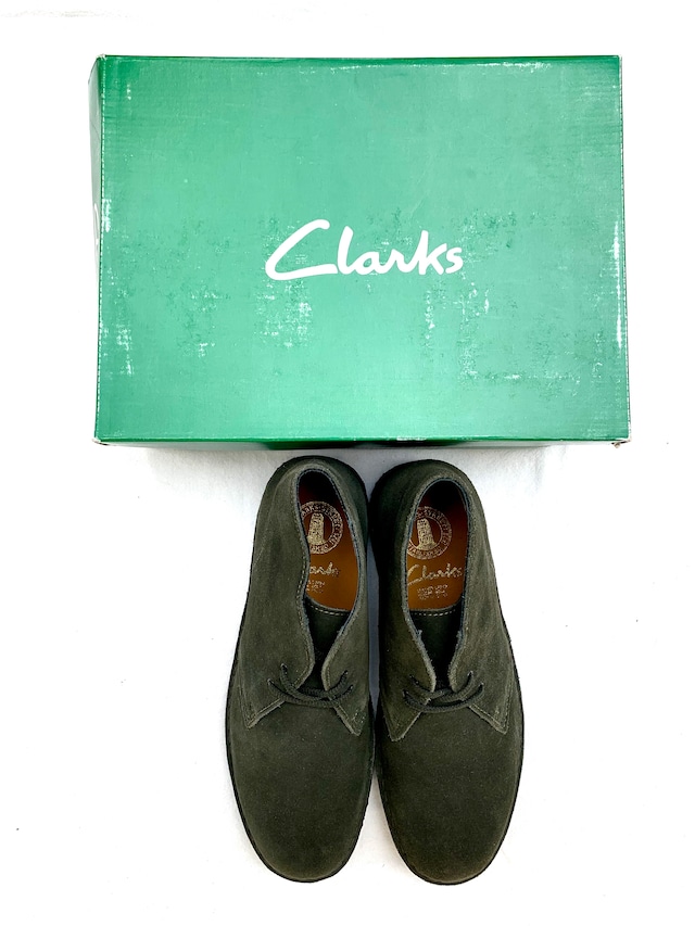 00’s-D.stock “Clark’s” desert boots green