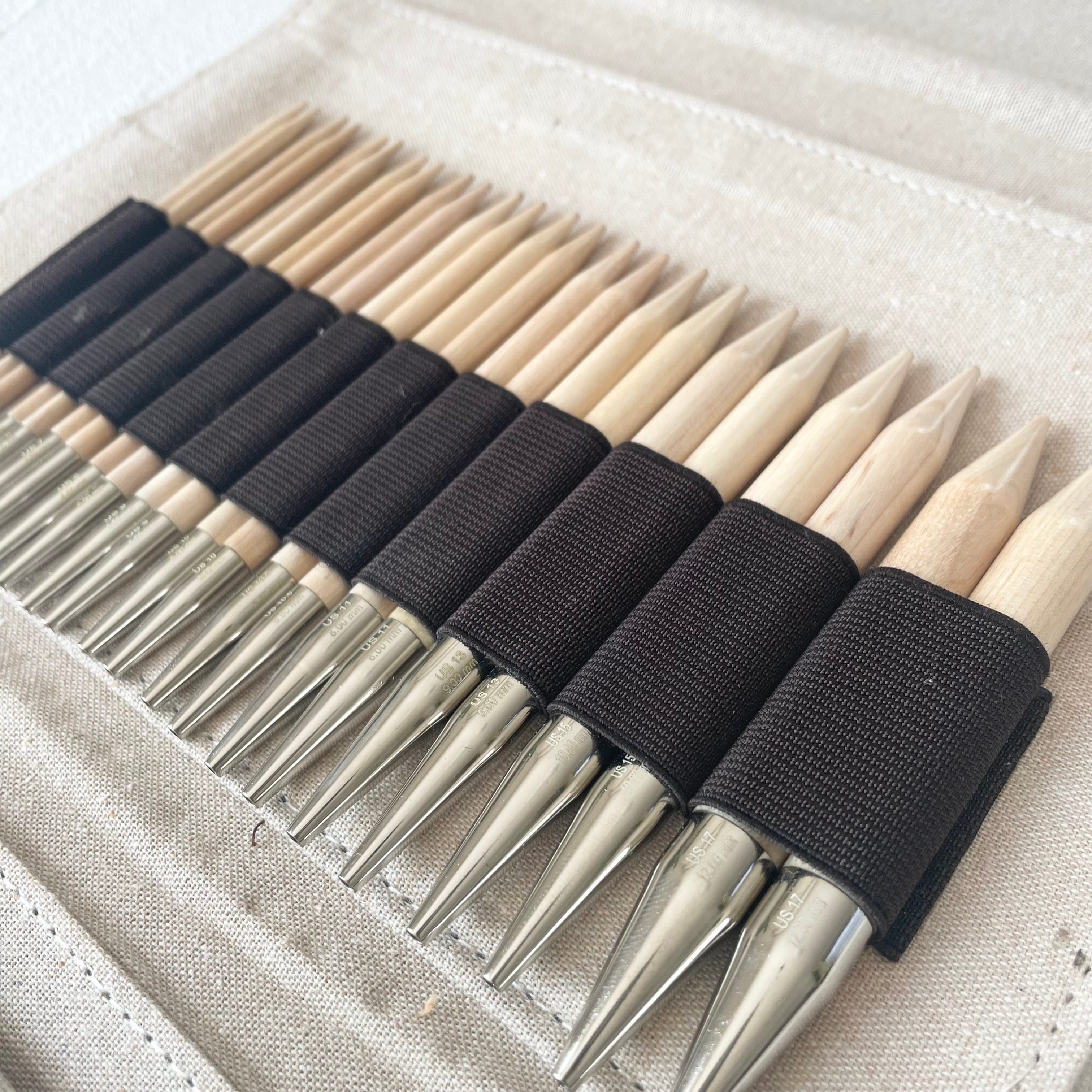 LYKKE 付け替え式輪針セット Naturale 針長5インチ【beige jute canvas