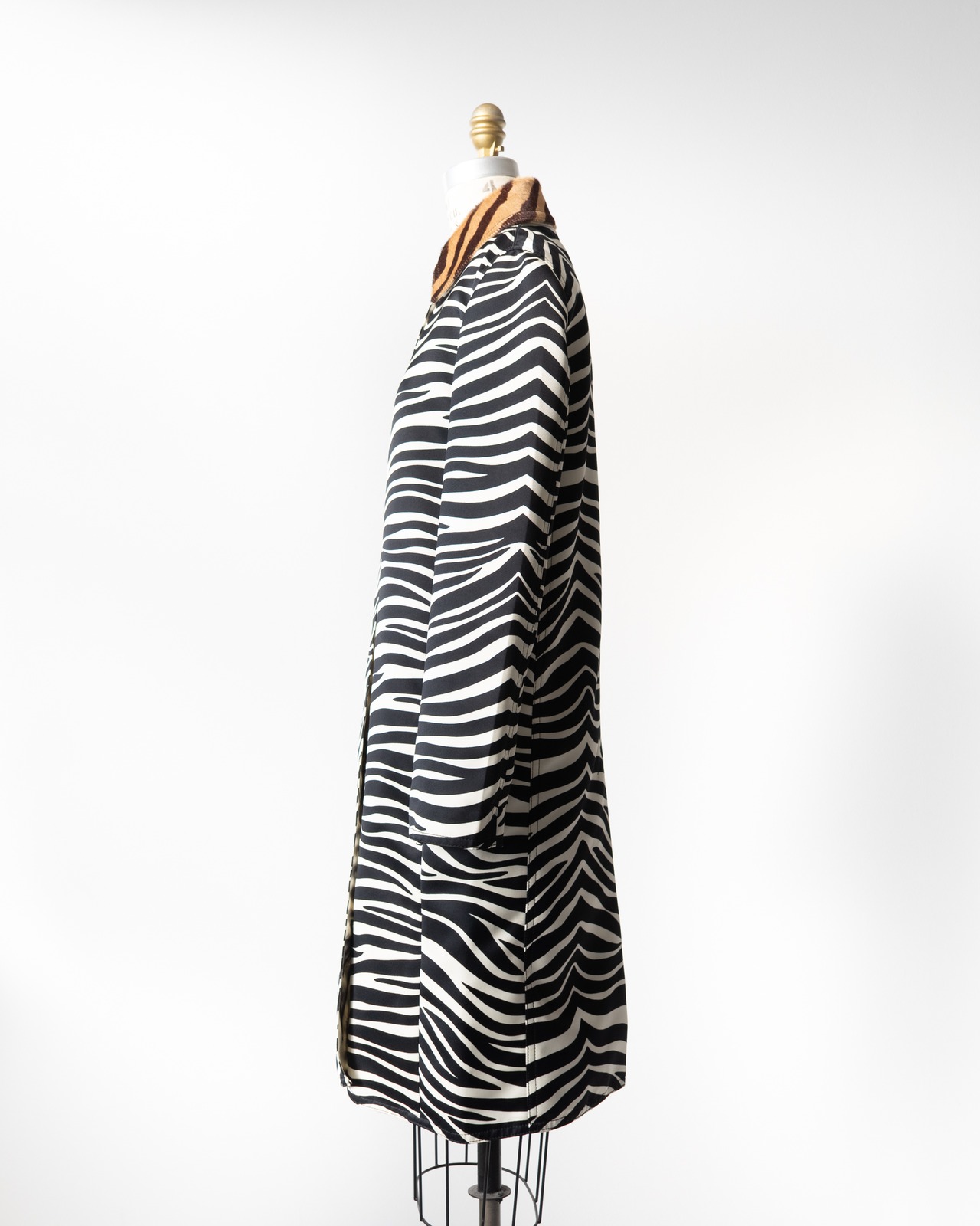 〈CÉLINE by phoebe philo〉Zebra print coat
