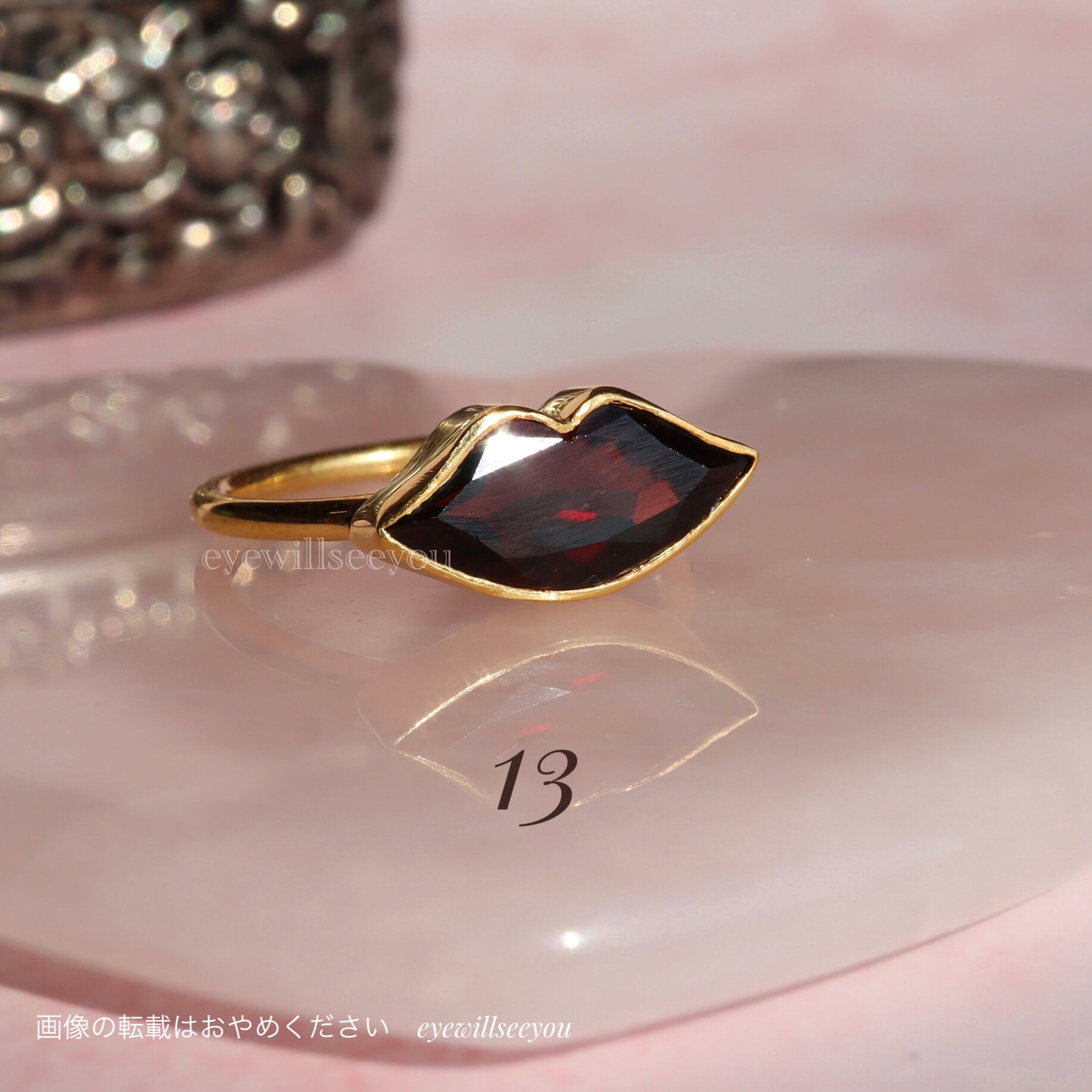 2022SUMMER/AUTUMN新作 【一日限定】ガーネット リップリング 新品未