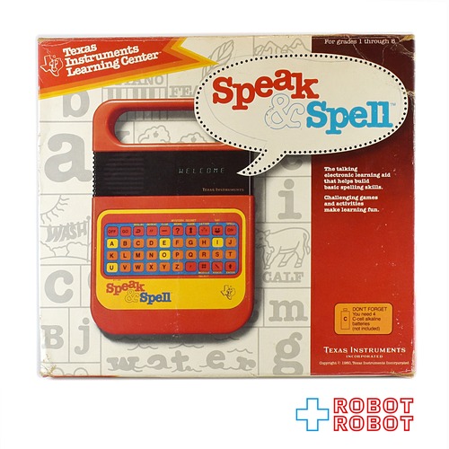 スピーク＆スペル Speak & Spell テキサス・インスツルメンツ社 箱付き