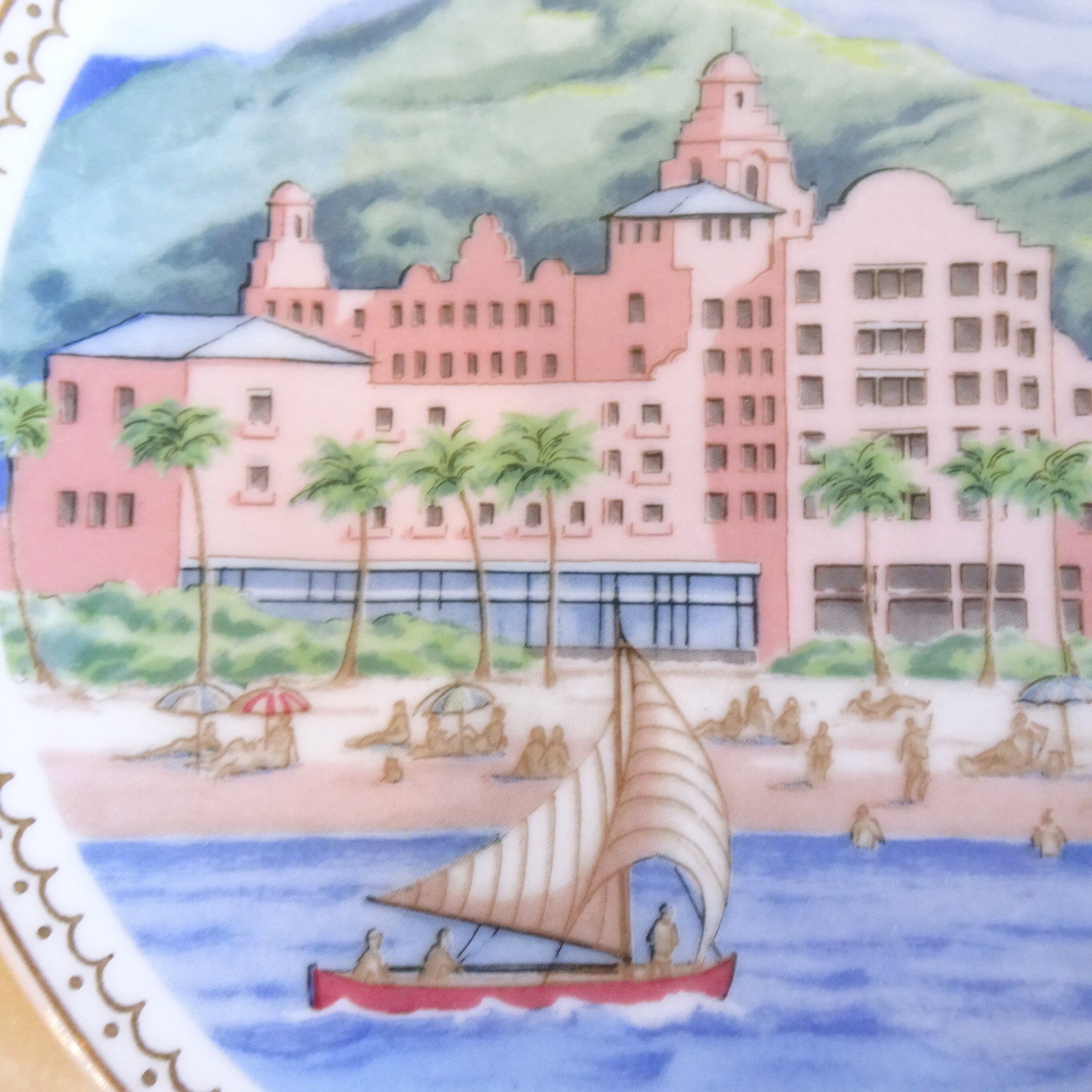 ロイヤルコペンハーゲン The Royal Hawaiian 飾り皿 | 純喫茶家具の