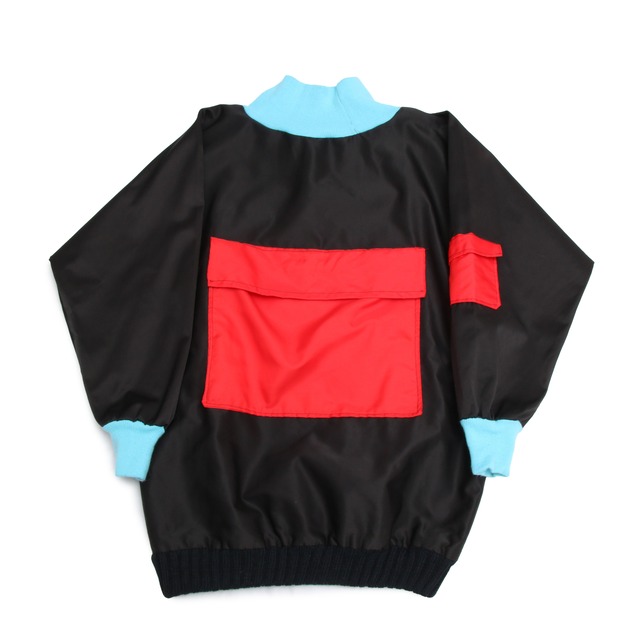 80sVintage PanelColorNylonCyclingBlouson