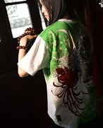 Elephant Embroidered T-Shirt 2color【G1031】