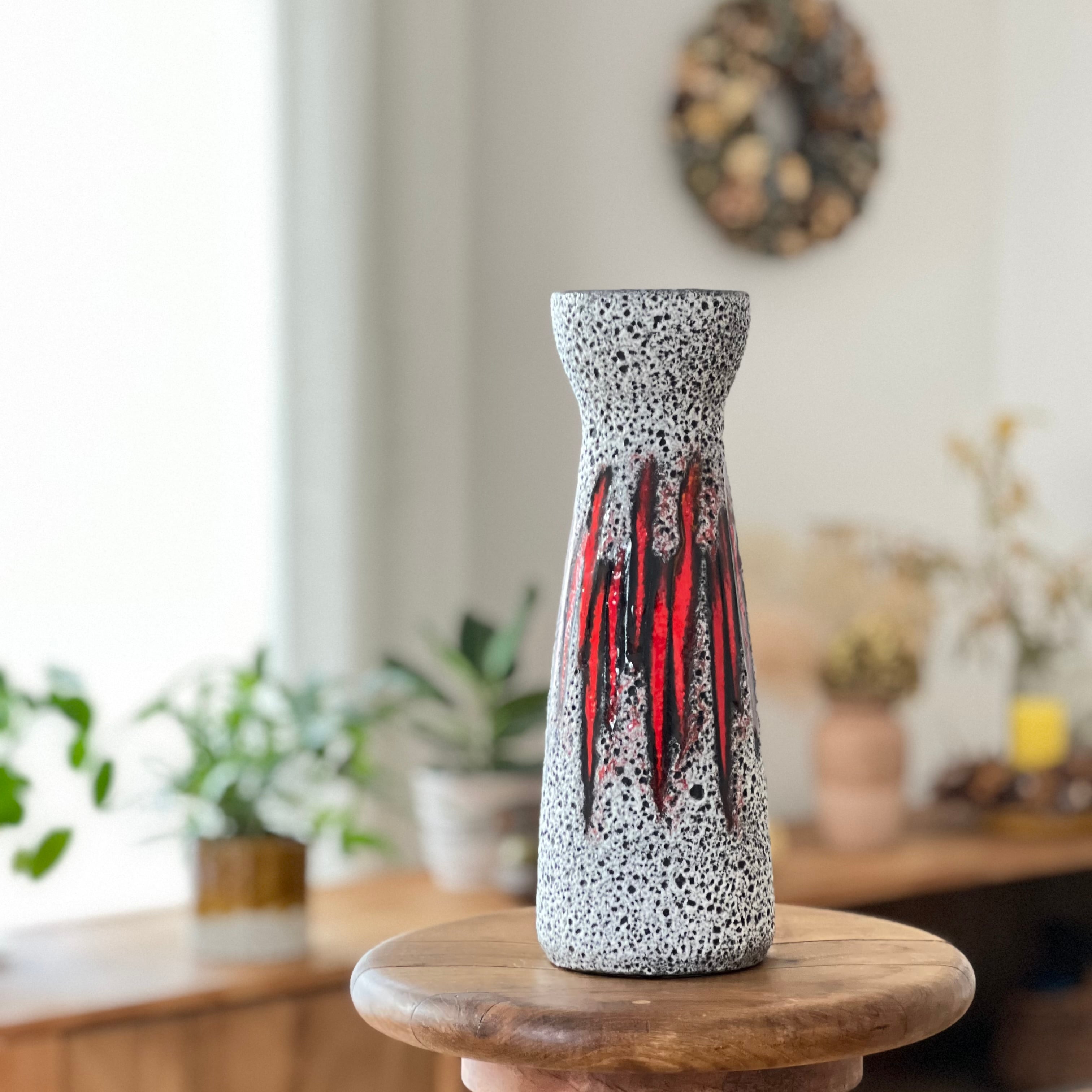 Fat Lava 花瓶 | ”Lora” Scheurich 520 32 | PolePoleDecor｜Vintage