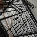 鳥かご インコ用 オウム用 スタンド付きケージ アクセサリー付き 鉄線鳥かご