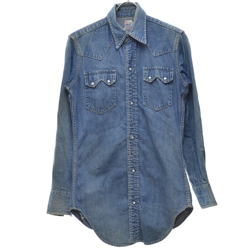 LEVIS / リーバイス 50s ショートホーン デニムウエスタン 長袖シャツ vintage ビンテージ ヴィンテージ