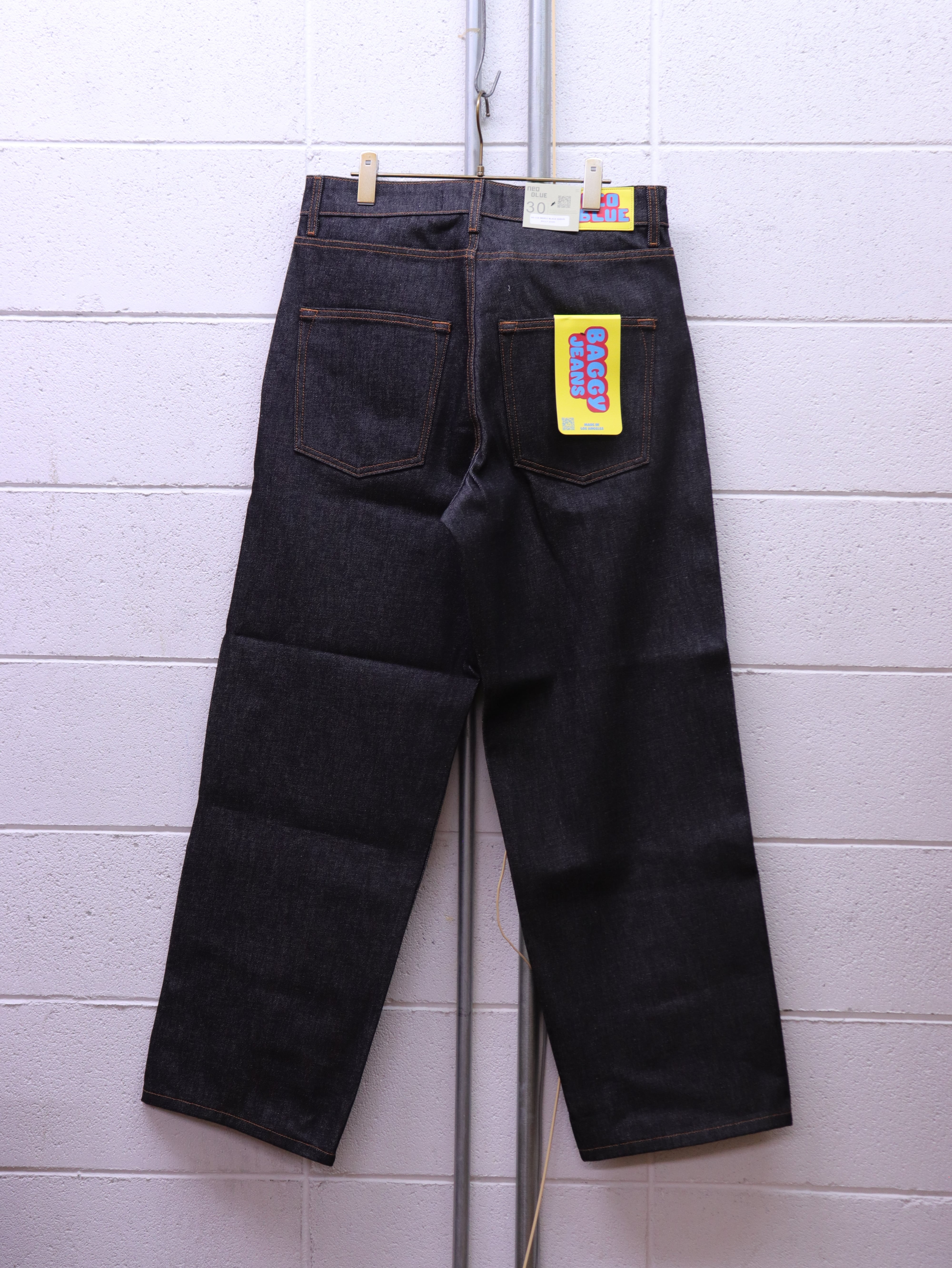 NEO BLUE】BAGGY JEANS(INDIGO BLACK) | ROGER'S North land