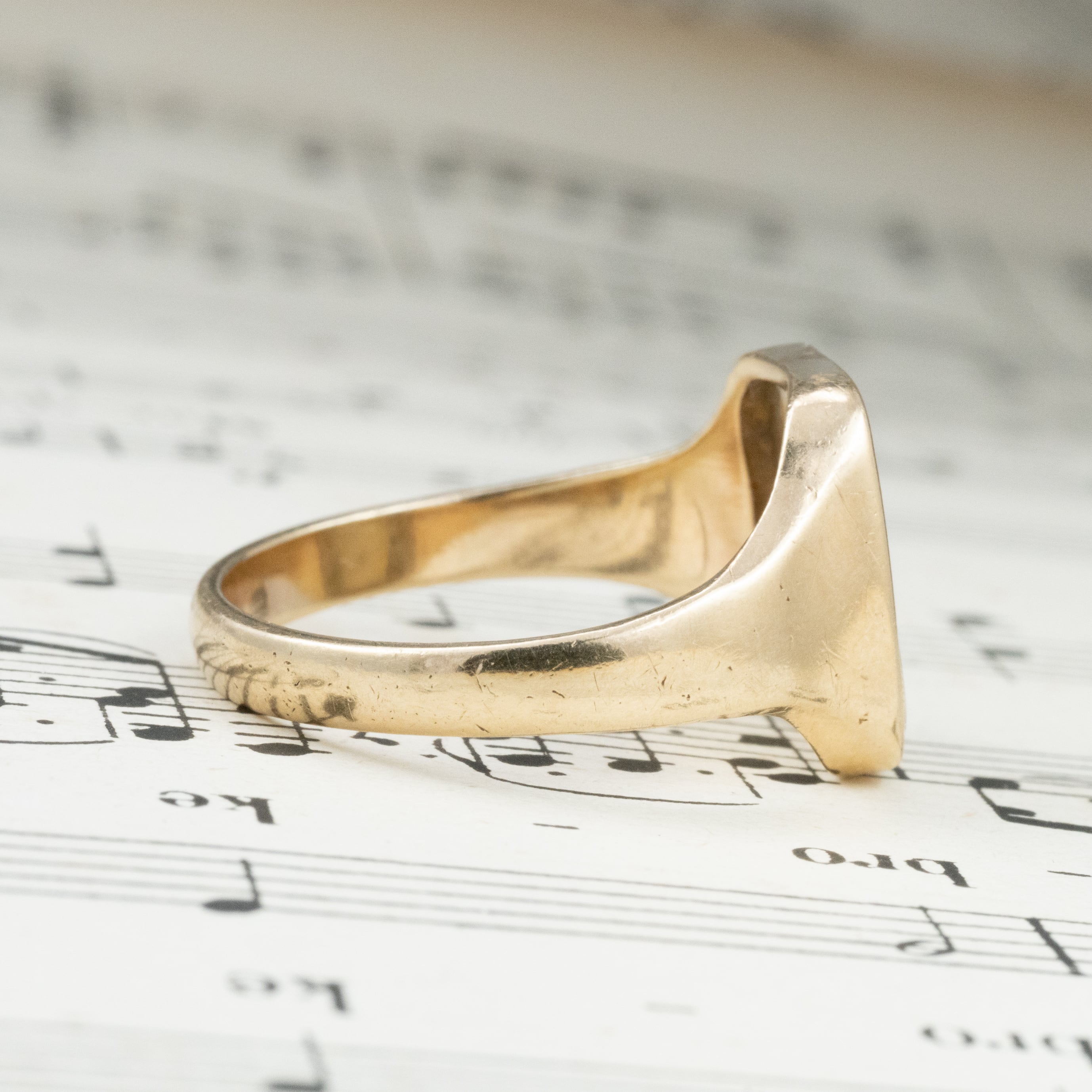 イギリス ヴィンテージ フリーメイソン ロゴ リング K9 ロンドン 回転