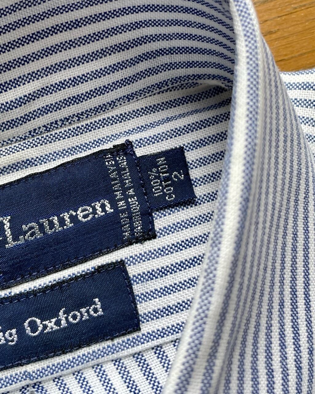 90s ラルフローレン オックスフォード BD シャツ ビッグサイズ US古着 古着 90s Ralph Lauren 「The Big Oxford」 裾ポニー ブラック
