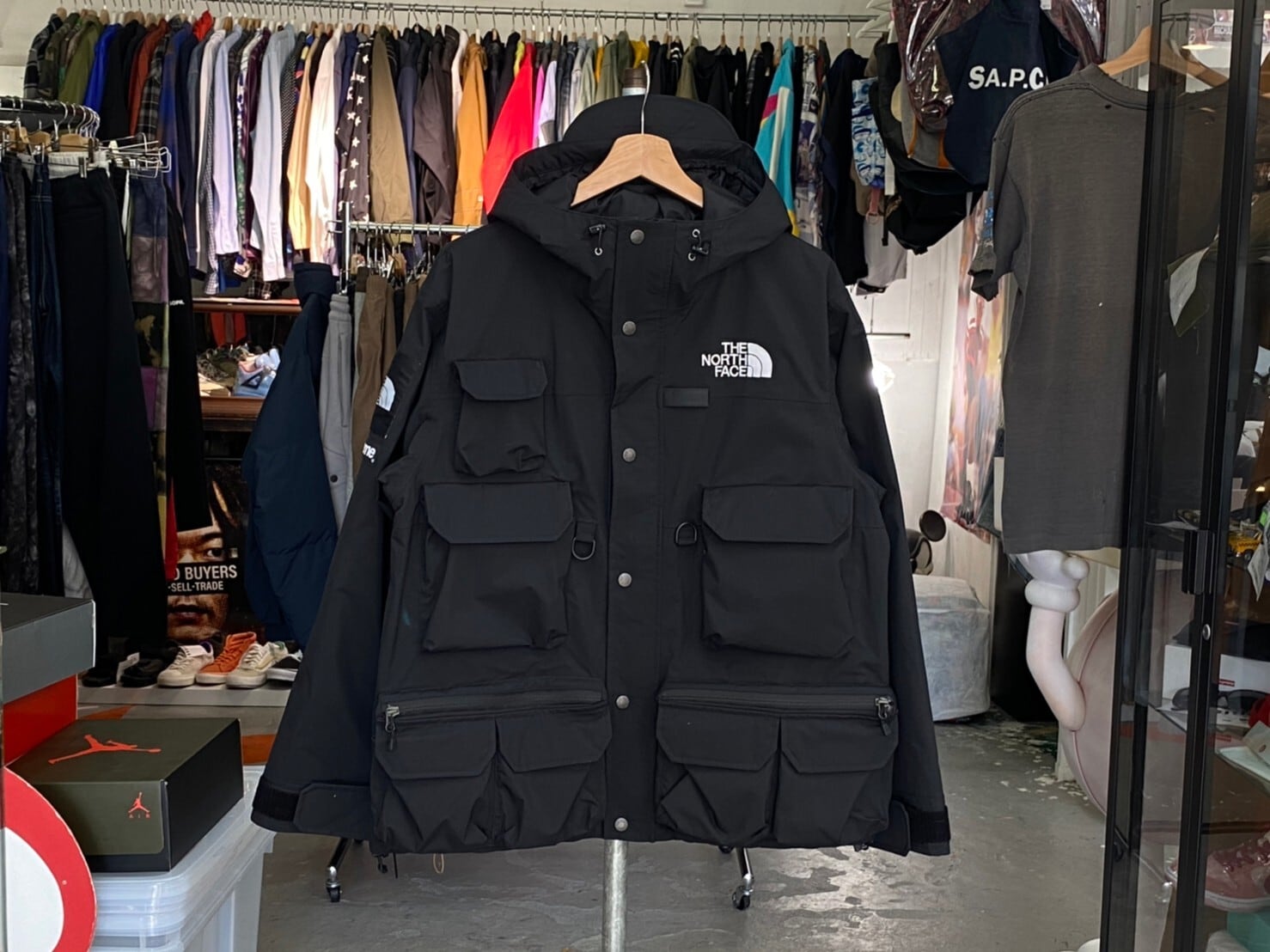 Supreme 20SS × THE NORTH FACE CARGO JACKET BLACK SMALL NP02001I