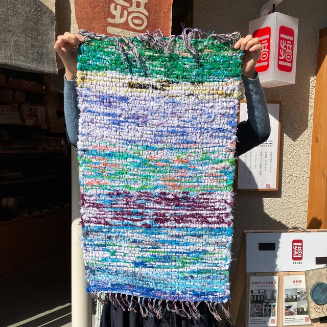 裂織りマット大　今治タオル