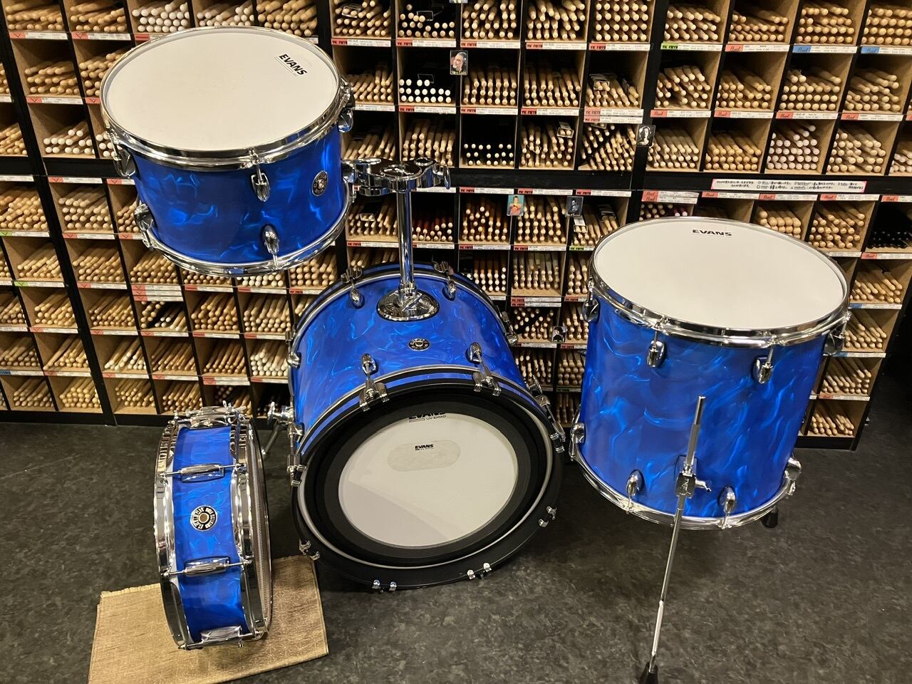USED] GRETSCH Catalina Club 4pc DRUMSET 18BD 12TT 14FT 14SN CT1