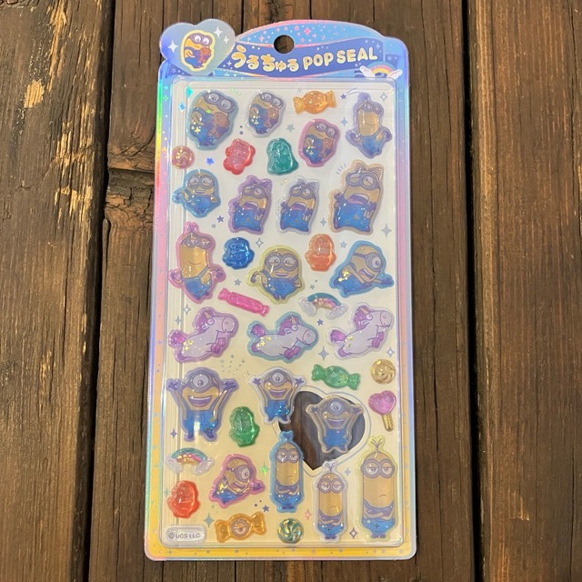 うるちゅるPOP SEAL　ディズニー　ミニオン　X18