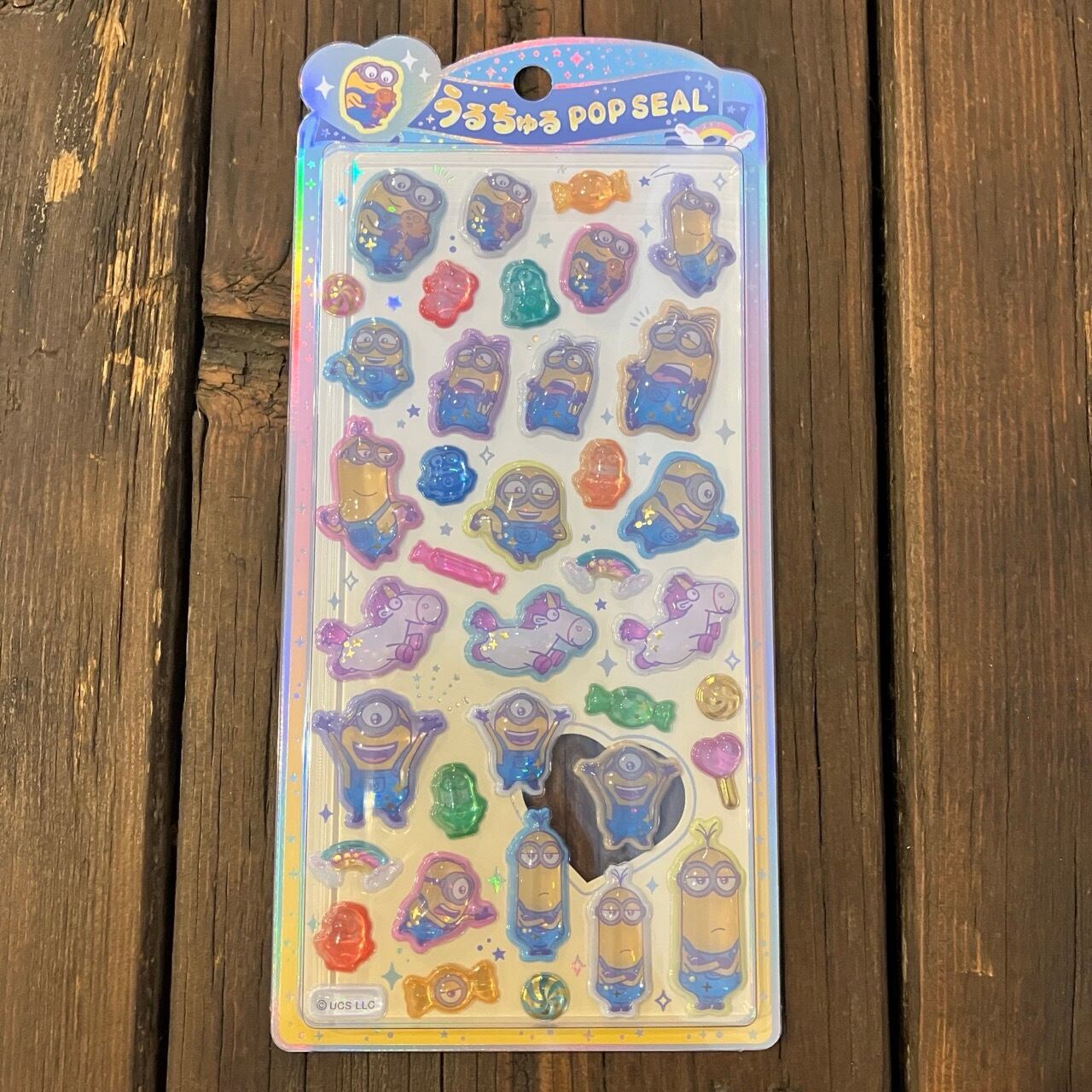 うるちゅるPOP SEAL ディズニー ミニオン X17
