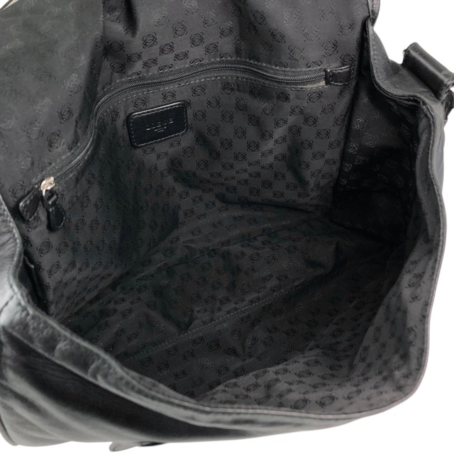 LOEWE ロエベ ショルダーバッグ ブラック アナグラム ナッパレザー メッセンジャーバッグ vintage ヴィンテージ オールド stpht7