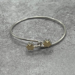 ティファニー TIFFANY&CO ダブルスター フック バングル コンビ